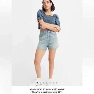 Levi’s High Loose Shorts
